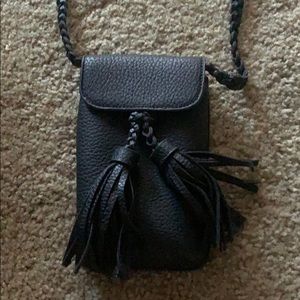 Black Bohemian phone/wallet purse